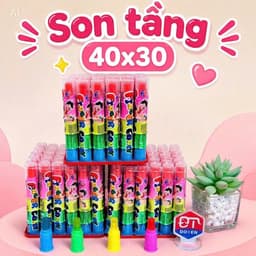 Sỉ hộp 30 thỏi kẹo mút ngón tay son môi, kẹo son môi, kẹo mút son ngón tay, kẹo mút 5 ngón 1