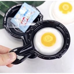 (Bán sỉ) Bịch 40 gói Thạch trứng ốp la kèm kẹo nổ mỗi gói 26 gr siêu ngon cho bé food Snack Ăn Vặt 2