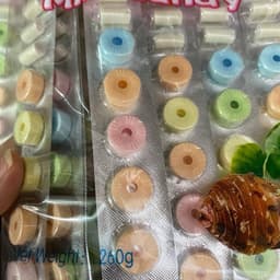 1 Bịch 20 Thanh Kẹo Sữa Vị Khoai Môn (Thanh 20 Viên* 20 Thanh) Snack Ăn Vặt Candy Food Chua 2