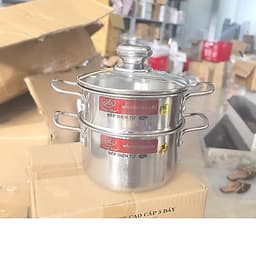 Nồi Hấp Inox 401 Sky-Nồi Hấp Bánh Đồ Ăn SKYSTAR 3
