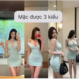 [Bodycon Dress] cổ yếm tôn dáng (2 lớp) [A010] - BY PHENI 2