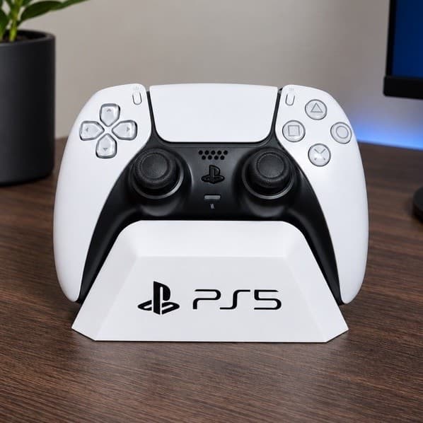 Giá Đỡ Tay Cầm PS5 DualSense Để Bàn, Kệ Để Tay Cầm PS5 Gọn Góc Gaming – In 3D