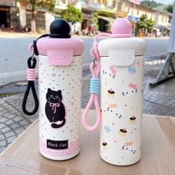 Bình giữ nhiệt XCUP NIUMI 600ml inox  ống hút, giữ nhiệt lâu, tiện học tập & làm việc 4