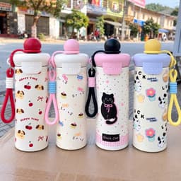 Bình giữ nhiệt XCUP NIUMI 600ml inox  ống hút, giữ nhiệt lâu, tiện học tập & làm việc 3