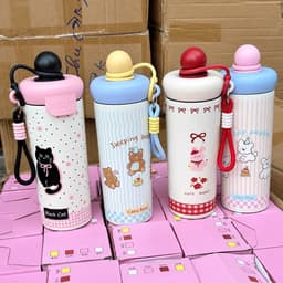 Bình giữ nhiệt XCUP NIUMI 600ml inox  ống hút, giữ nhiệt lâu, tiện học tập & làm việc 1