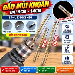 Đầu Mũi Khoan 9cm, 14cm M4 Sử Dụng Trong Công Trình 1