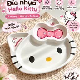 Đĩa nhựa Hellokitti siêu siêu xinh đáng yêu 1