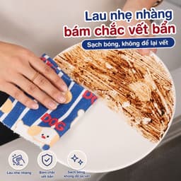 Cuộn 20 khăn lau tay đa năng hoạt tiết động vật siêu dễ thương 6