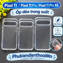 Ốp lưng dẻo Google Pixel 11 , Pixel 11 Pro , Pixel 11 Pro Max trong suốt, bảo vệ Camera 1