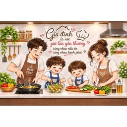Miếng Dán bếp, Decal dán bếp chống dầu mỡ, chống chay kt 60*90cm 6