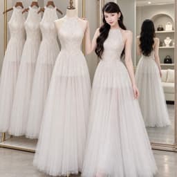 ĐẦM REN CỔ YẾM SANG CHẢNH 1