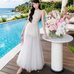 ĐẦM REN CỔ YẾM SANG CHẢNH 5