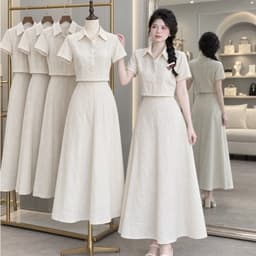 Xukadress_SET SƠMI VIỀN THANH LỊCH SANG TRỌNG, set bộ sang chảnh, set đồ thanh lịch 1