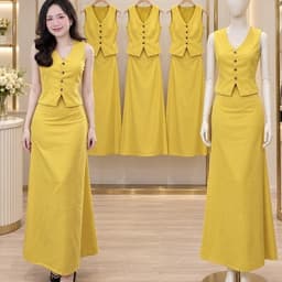 Set gile vàng sát nách sang chảnh 1