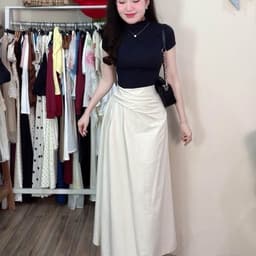 SET ÁO THUN và CHÂN VÁY KEM LỆCH TÀ 7