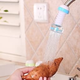 Đầu Vòi Lọc Nuớc Tăng Áp 360 Độ Có Thể Kéo Dài Rửa Chén Bát Có Khóa Cổ Dê Cánh Quạt Tiện Lợi 7