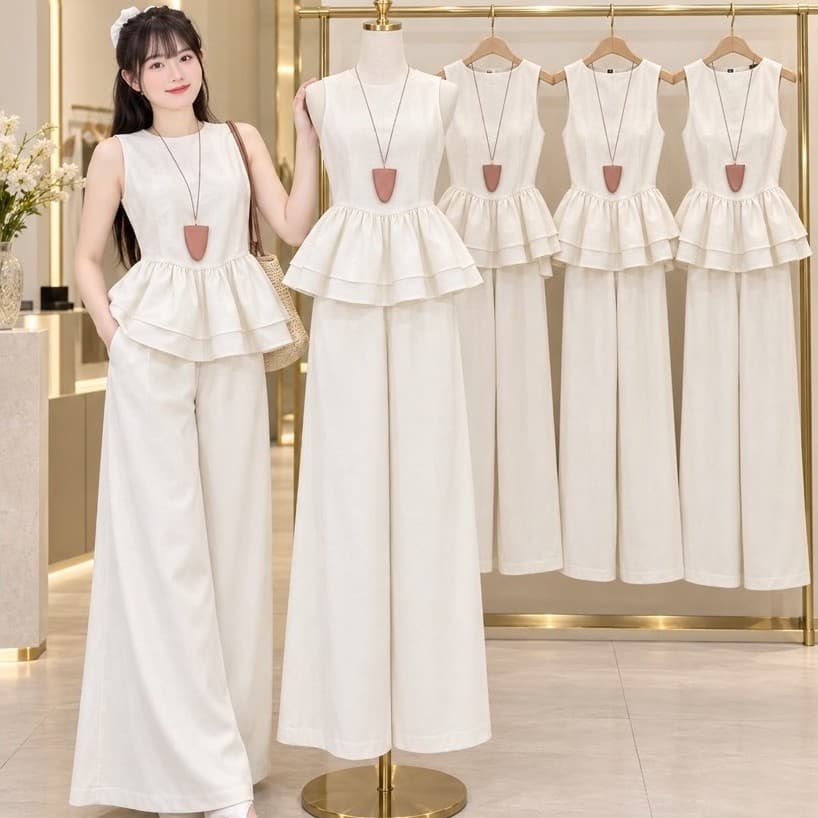 Xukadress - set kem pelum đơn giản, dễ mặc, sang chảnh