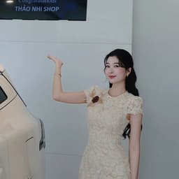 Đầm body ren kem Xukadress, váy ôm dáng dài sang chảnh cho nữ đi chơi đi tiệc 7