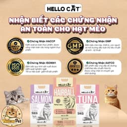 [ Bao 5kg Chính Hãng ] Hạt Cho Mèo HelloCat Vị Cá Ngừ  - Hỗ Trợ Tiêu Hóa, Lông Mượt, Bảo Vệ Răng Mệng | Yellow Pet 3