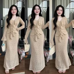 Xukadress_ Set ren đuôi cá bèo cổ – đồ nữ đi tiệc sang trọng  – tôn dáng – đi tiệc cực xinh 3