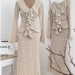 Xukadress_ Set ren đuôi cá bèo cổ – đồ nữ đi tiệc sang trọng  – tôn dáng – đi tiệc cực xinh 9