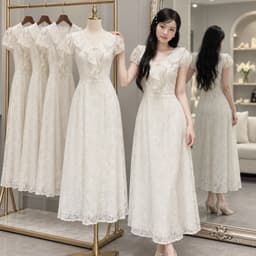 VÁY REN KEM BÈO NGỰC TIỂU THƯ 1