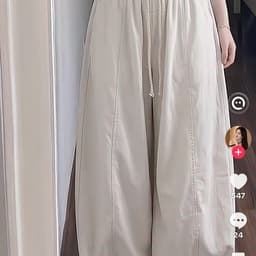 Quần nỉ dáng ống rộng trendy 4