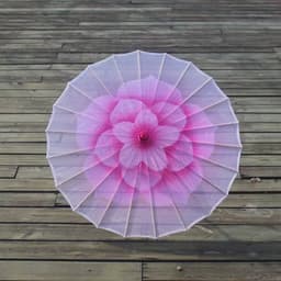 (Hàng sẵn) múa cổ trang hoa nhài vải trong suốt loại đẹp 2