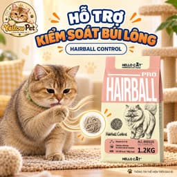 [ 5kg Chính Hãng ] Hạt Thức Ăn Cho Mèo HelloCat Giảm Búi Lông, Hỗ Trợ Tiêu Hóa | Yellow Pet 2