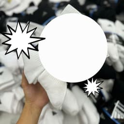 Tất thể thao cotton nam nữ có lớp đệm đi êm khử mùi (mua là dc tặng) 2