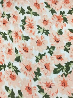 [2hand] Váy voan thu tay lỡ bồng hoa hồng có nơ cổ size S đầm thu 4