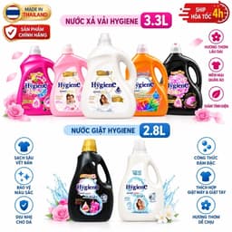 [ CHUẨN THÁI ] NƯỚC GIẶT ĐẬM ĐẶC HYGIENE THÁI LAN CAN 2800ml(2L8)- MÀU TRẮNG/ĐEN/XANH 6