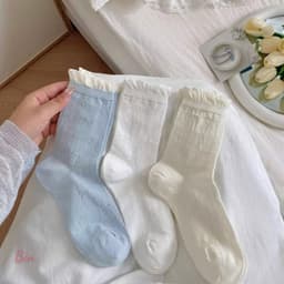 🎀 SET 6 ĐÔI TẤT NỮ NƠ XINH – NHẸ NHÀNG, DỄ THƯƠNG 🎀 4