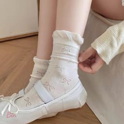 🎀 SET 6 ĐÔI TẤT NỮ NƠ XINH – NHẸ NHÀNG, DỄ THƯƠNG 🎀 6
