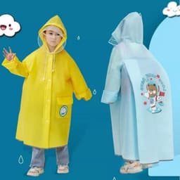 Áo Mưa Học Sinh ĐI Học Nhiều Màu Nhiều Hình Hoạt Hình Ngộ Nghĩnh ( Trùm Được Cặp Sách) Cho Bé Gái Bé Trai 7