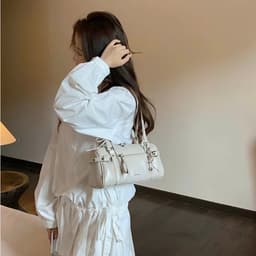 BST NEW - Túi Kẹp Nách Quai Dài Charm Sao Đính Nơ 6