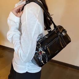 BST NEW - Túi Kẹp Nách Quai Dài Charm Sao Đính Nơ 7