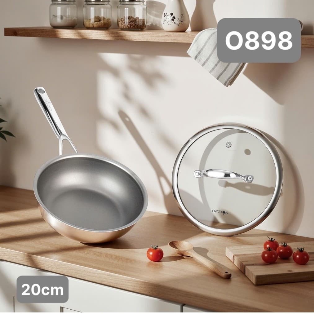 Chảo sâu lòng vi điểm oyaton O898-20cm