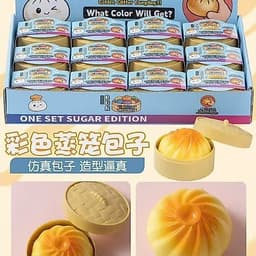 Si Khay 40 hộp 24 hộp bánh bao đồ chơi mochi cho bé 5