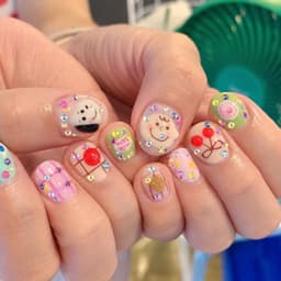 Đá Nail Tròn MI Mix Màu Pastel Kẹo Ngọt – Đá Đính Móng Lấp Lánh Nhiều Size 100 Viên Đa Sắc 5