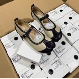 (Ảnh thật) Giày quai ngang phối da lộn chất mềm êm A3618-1 9