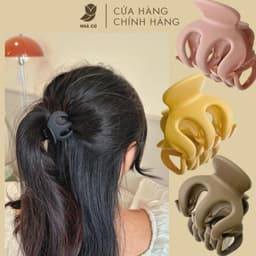 Kẹp Tóc Gắp Giọt Nước NHÀ CÚ Kẹp Mái Kẹp Nửa Tóc Nhựa Cao Cấp Phong Cách Hàn Quốc Màu Pastel 6190 4