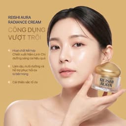 Kem Nám Linh Chi Hỗ Trợ Dưỡng Trắng, Mờ Nám Sạm Reishi Aura - Dành Cho Nam và Nữ (10g) 3