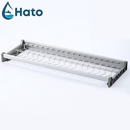 Giá Đựng Bát Đĩa Cố Định HATO Inox 304 Cao Cấp Chống Gỉ, Kệ Đựng Bát Đĩa Nhà Bếp Chắc Chắn Và Sáng Bóng 7