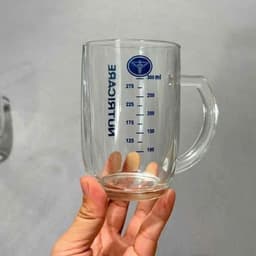 LY THỦY TINH CÓ VẠCH CHIA, TAY CẦM TIỆN LỢI 7