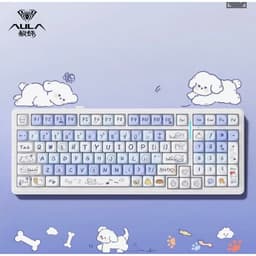 (new-BH 6th)Bàn Phím Cơ Không Dây Aula F99 | 3 Mode kết nối| LED RGB | pin 8000 mAh 4