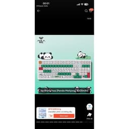 (new-BH 6th)Bàn Phím Cơ Không Dây Aula F99 | 3 Mode kết nối| LED RGB | pin 8000 mAh 3