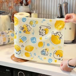 Cuộn Lau Bếp Đa Năng Siêu Thấm Hút Tái Sử Dụng Khăn Lau Kháng Khuẩn Chống Dầu Không Xơ Vải hoạ tiết NHÀ TH 7