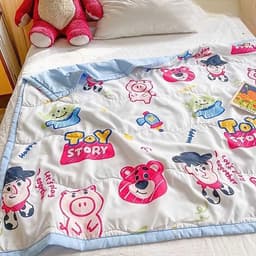[Top Value] Chăn Trẻ Em Cotton Đũi Disney Cho Bé, Chăn Disney Cho Bé Đi Học Kích Thước 1m1x1m5 2