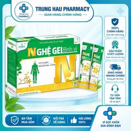 Nghệ Gel Bình Vị Tâm Dược chữ N hộp 30 gói - Hỗ trợ giảm viêm loét dạ dày tá tràng 1